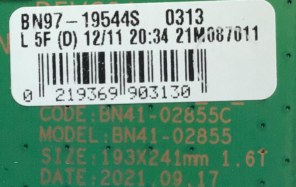 MAIN PARA SMART TV SAMSUNG QLED 4K RESOLUCION ( 3840x2160 ) NUMERO DE PARTE BN94-17519H / BN41-02855C / BN9417519H / 17519H / BN97-19544S / 011008942168 / PANEL CY-TA075FLHV4H / DISPLAY ST7561D02-P / MODELO QN75QN90AAFXZA CD04 - Imagen 3